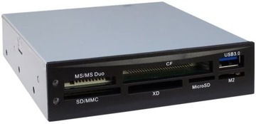 Inter-Tech Multicardreader CI-01, card reader (black)