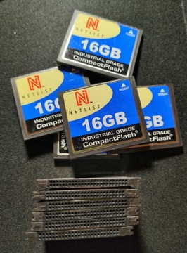 2 CF-карти Compact Flash 16Gb, SLC-промислові
