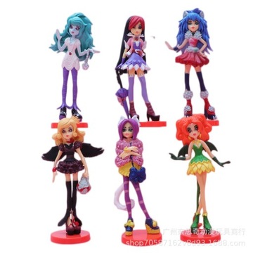 6 Monster High School Vampire Girl Toys