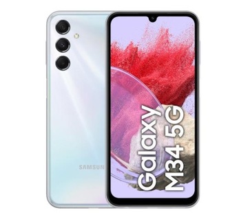 Samsung Galaxy M34 6/128 ГБ срібло