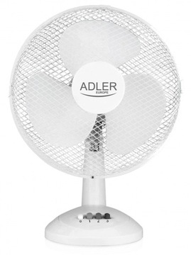 Вентилятор AD 7303 настільний діаметр 30 см 70 Вт Білий