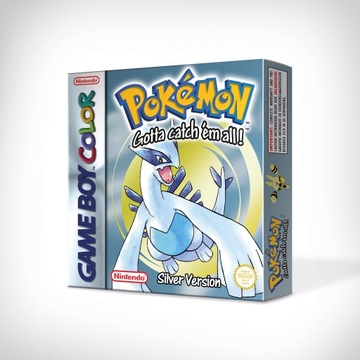 Pokemon Silver EUR репродукция упаковка Gameboy