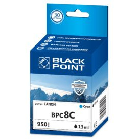 Чорнило BLACK POINT (BPC8C) синій 1180STR Заміна CANON (CLI-8C / 062