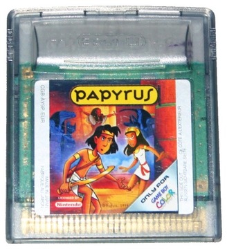 Papyrus-гра для консолі Nintendo Game boy Color-GBC.