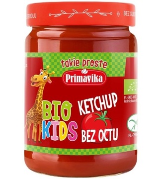 PRIMAECO кетчуп для детей без сахара и уксуса био 315г