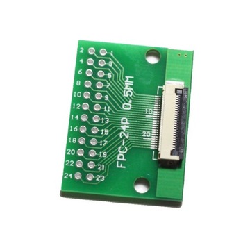 FPC / FFC 0,5 мм 24-контактный разъем адаптера для DIP
