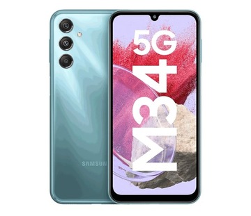 Смартфон Samsung Galaxy M34 6 ГБ / 128 ГБ 5G Dual Sim синій Синій