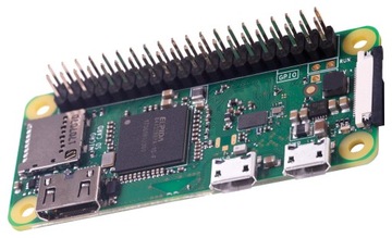 Raspberry Pi Zero WH с 512MB RAM-WIFI + Bluetooth 4.1 с разъемами goldpin