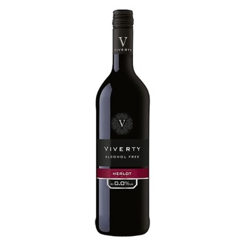 Безалкогольное вино VIVERTY MERLOT красное полусухое 750 мл