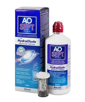 Жидкость для линз AOSEPT PLUS HYDRAGLYDE 360 мл