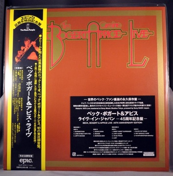 BECK, BOGERT, APPICE Live in Japan 2x LP JAPAN новая