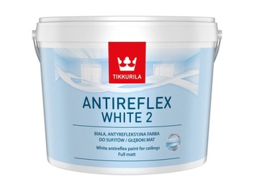 TIKKURILA ФАРБА АНТИ РЕФЛЕКС БІЛИЙ 10Л БІЛИЙ МАТ