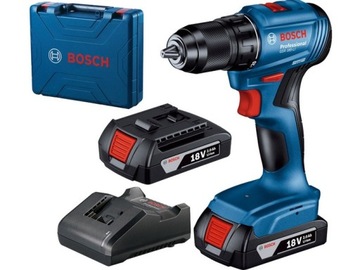 Бесщеточный шуруповерт Bosch GSR 185 LI 2 аккумуляторные батареи x2. 0Ah