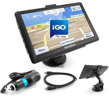 Автомобильный GPS-навигатор 7 iGO карты Европы RU BUS