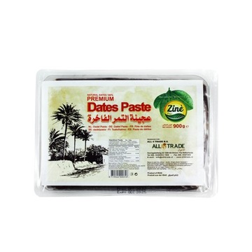 ФИНИКОВАЯ ПАСТА ИЗ 100% СУШЕНЫХ ФИНИКОВ НАТУРАЛЬНАЯ 900 Г ЗИНА
