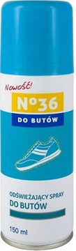 NO 36 дезодорант освежающий спрей для ног обуви