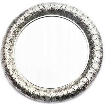 Зеркало лоток гламур ажурное зеркало 37 см серебро