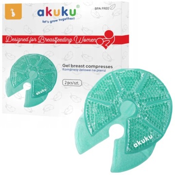 AKUKU гелевые компрессы обертывания для груди X2