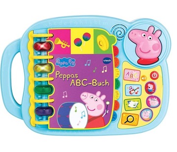 Интерактивный буклет Peppa ABC на немецком языке