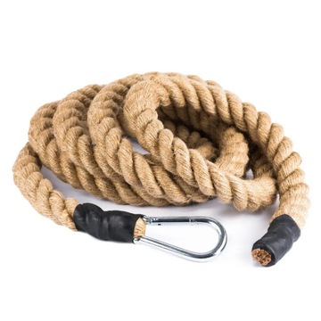 Джутовая веревка для скалолазания, тренировочная веревка для подвешивания 40 мм, 3 метра