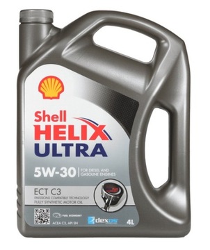 Моторне масло Shell Helix Ultra ECT C3 4 l 5W-30