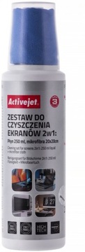 Набір для очищення екрану Activejet AOC-269 рідина 250 мл + тканина