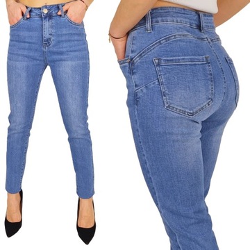Модные женские джинсовые брюки плюс размер пуш-ап