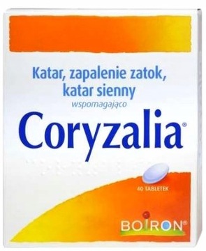 BOIRON Coryzalia насморк синусит 40таблетки