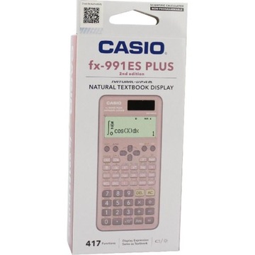 НАУКОВИЙ КАЛЬКУЛЯТОР CASIO FX - 991ES PLUS PKW 2ND EDITION РОЖЕВИЙ