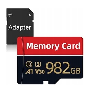 Карта памяти microSD 982GB + адаптер Smart Card