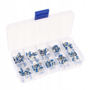 '100 Pieces 10 Values Potentiometer Variable