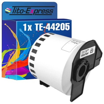Термальна стрічка для BROTHER QL Label DK-44205 62MMX30, 48 DK44205