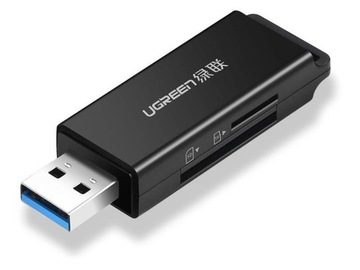 Пристрій читання карт пам'яті Ugreen CM104 SD / TF USB 3.0