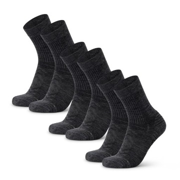 Легкі похідні шкарпетки Merino DANISH ENDURANCE Touring 3-Pack 43-47