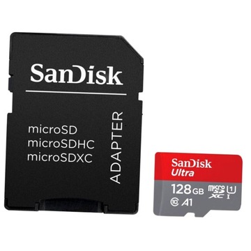 SanDisk ULTRA MICRO SD SDXC A1 128GB 140MB / S + AD