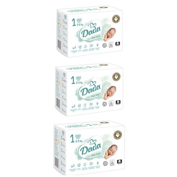 Подгузники Dada 1 PureCare Pampers 2-5 кг 3x23 шт