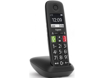 Стационарный телефон Gigaset DECT E290 черный
