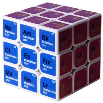 Кубик Рубика с периодической таблицей элементов