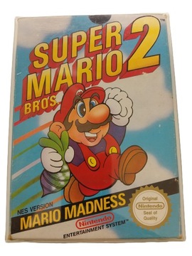 SUPER MARIO BROS 2 NES NINTENDO ENG + PROTECTOR
