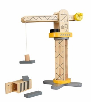 Ae18 деревянный игрушечный кран с магнитом Egmont