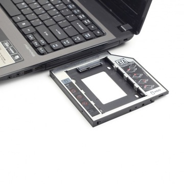 Адаптер рамка SSD HDD 2,5 'до відсіку CD 5,25' Slim