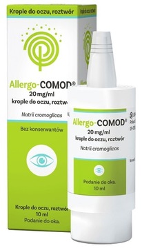 Allergo Comod зволожуючі очні краплі алергія 10 мл