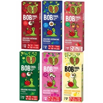 Жевательные конфеты без сахара для детей Mix Bob Snail 6x30 г