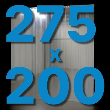 ПВХ полоса занавес W = 275 см H=200 см