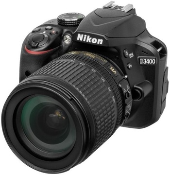 Nikon D3400 SLR корпус + объектив 18-105