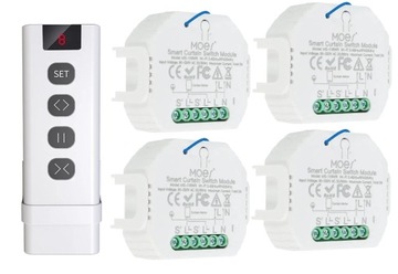 Контролер жалюзі Жалюзі допуску DIN-рейка 2A tuya WiFi rf433 пульт дистанційного керування