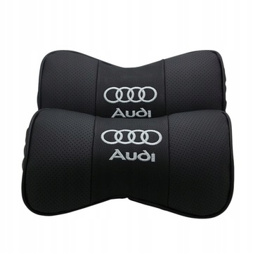 2 шт. Кожаные подушки для шеи Audi
