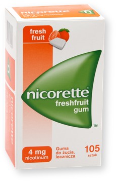Nicorette FreshFruit Gum 4 мг 105 шт.