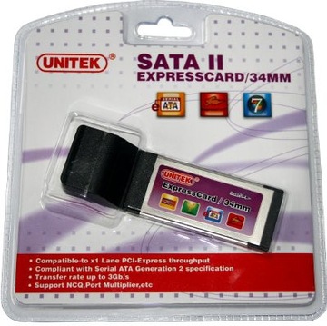 Контролер Unitek ExpressCard 2 x eSATA