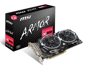 Відеокарта MSI Radeon RX 580 ARMOR OC 8GB GDDR5